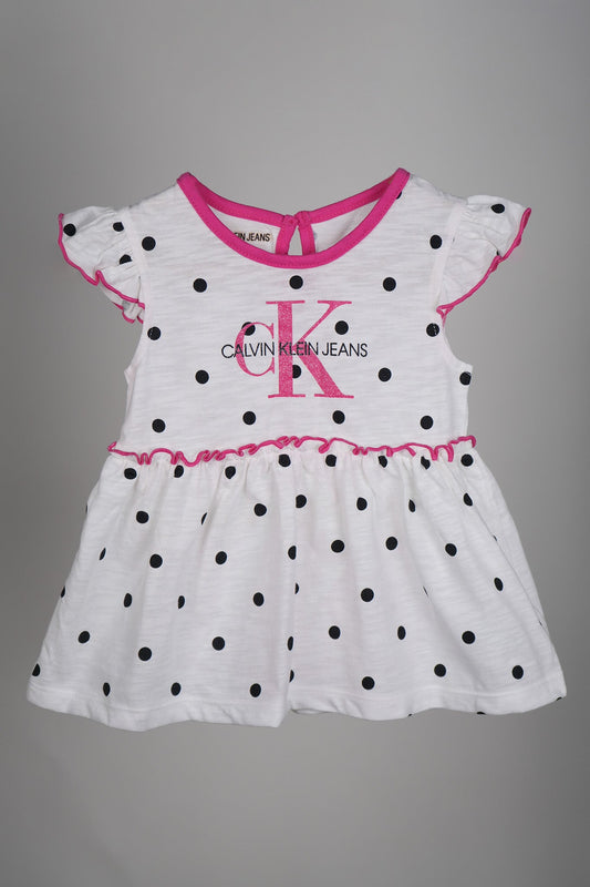 Calvin Klein - Black Dotted Frock Set - MixMax
