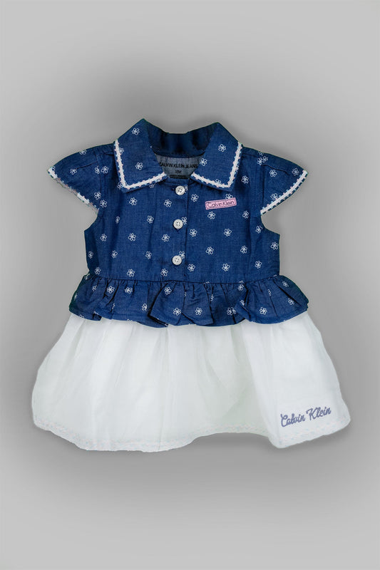 Calvin Klein - Layered Denim Dress Set - MixMax