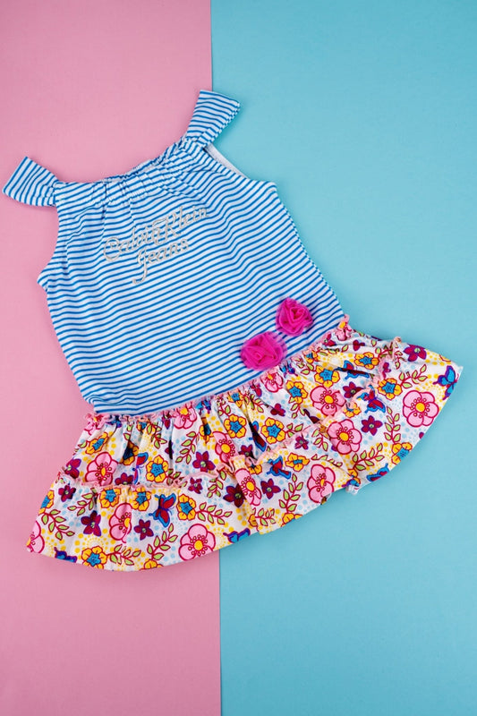 Calvin Klein - Striped Rosy Summer Set - MixMax