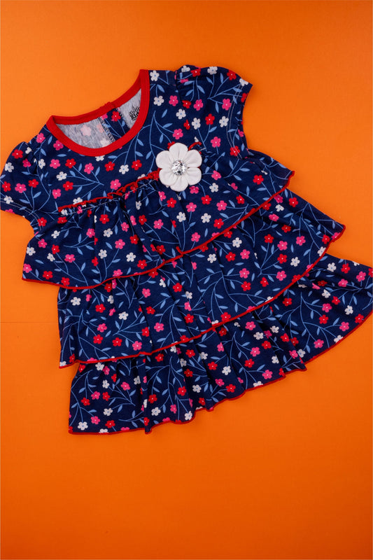 Kids HQ - Purple Tiered Frock - MixMax