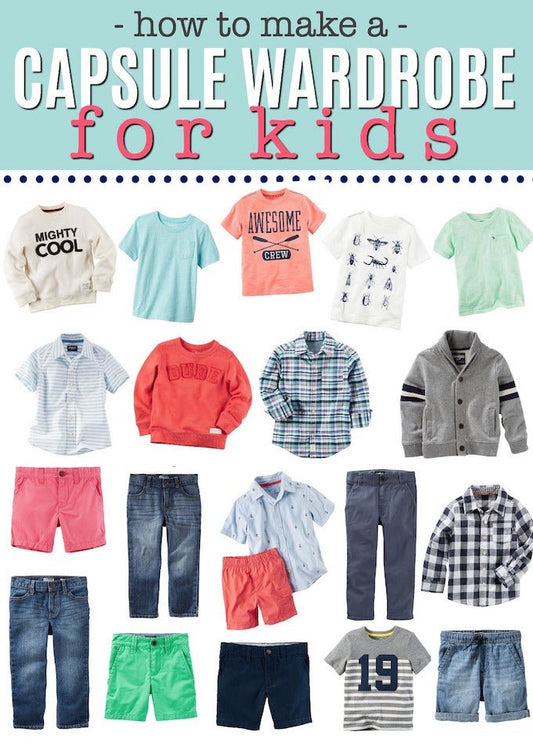 How to Create a Capsule Wardrobe for your Kids (Budget-Friendly) - MixMax