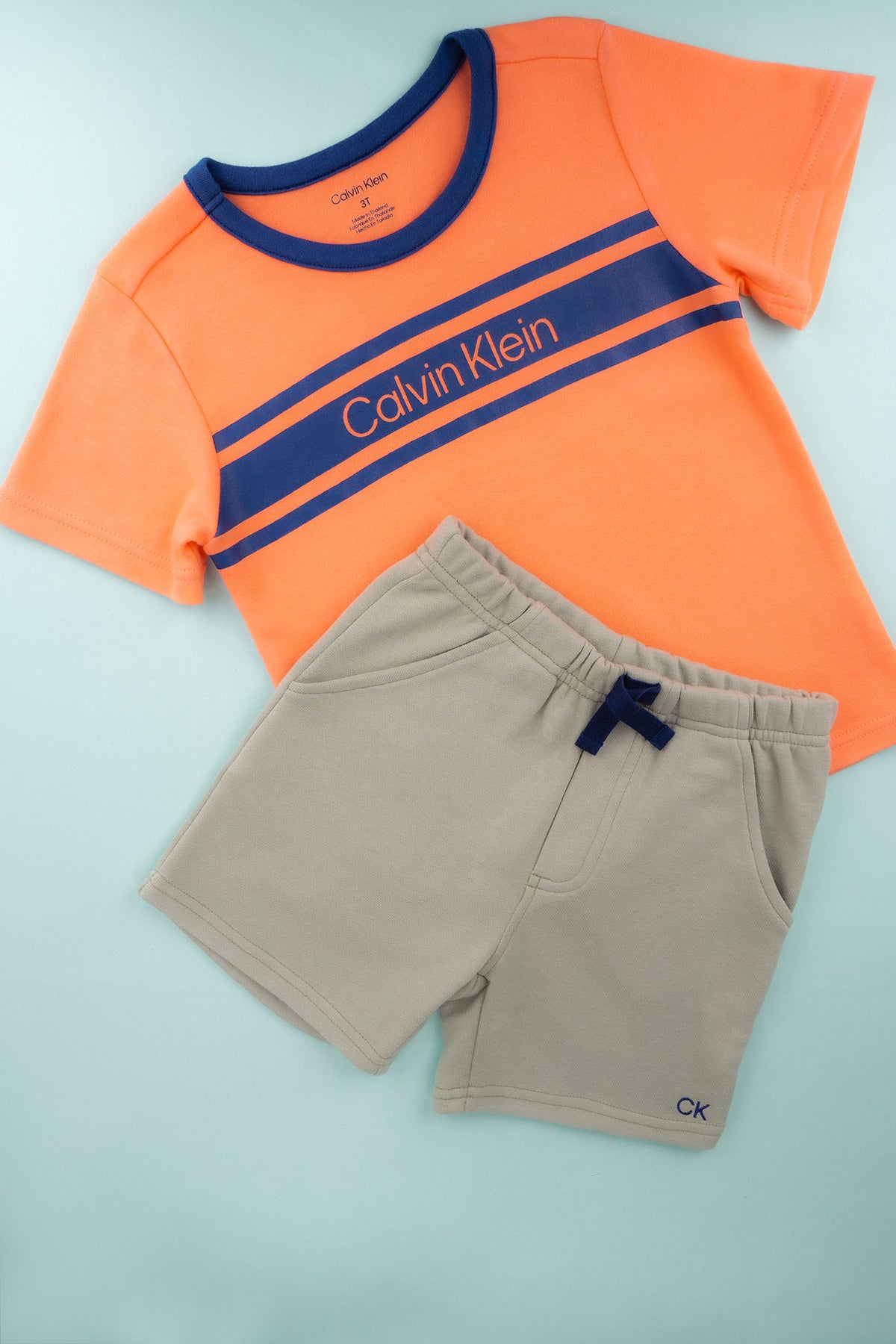 Calvin Klein - Neon Orange Logo Set