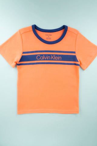 Calvin Klein - Neon Orange Logo Set