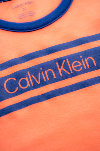 Calvin Klein - Neon Orange Logo Set