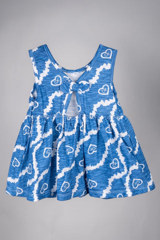 Calvin Klein - Blue and White Cloudy Frock Set - MixMax