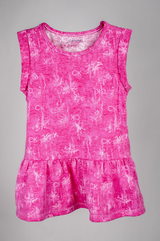 Calvin Klein - Dark Pink Sleeveless Frock Set - MixMax