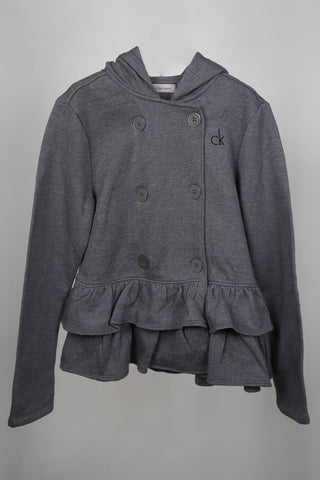 Calvin Klein - Frock Style Charcoal Grey Hoodie - MixMax