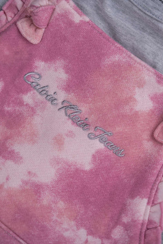 Calvin Klein - Pink Cloudy Overalls Set - MixMax