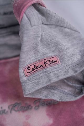 Calvin Klein - Pink Cloudy Overalls Set - MixMax