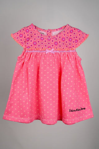 Calvin Klein - Pink Polka Dot Frock Set - MixMax