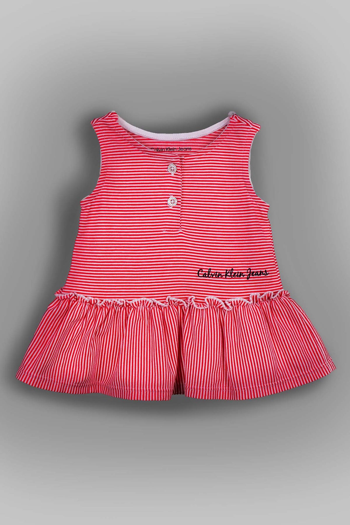 Calvin Klein - Red Striped Frock Set - MixMax