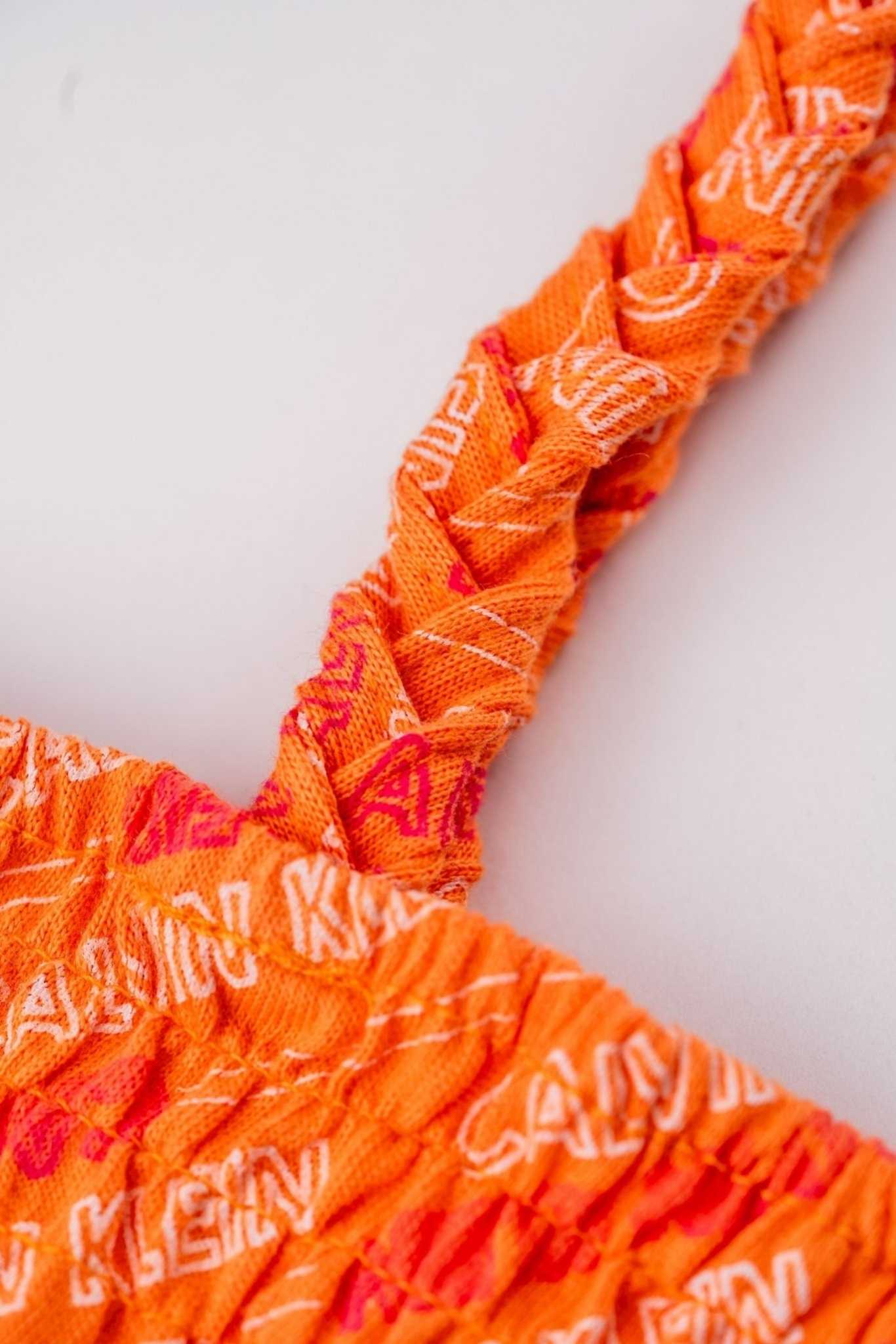 Calvin Klein - Tangerine Smocked Frock - MixMax