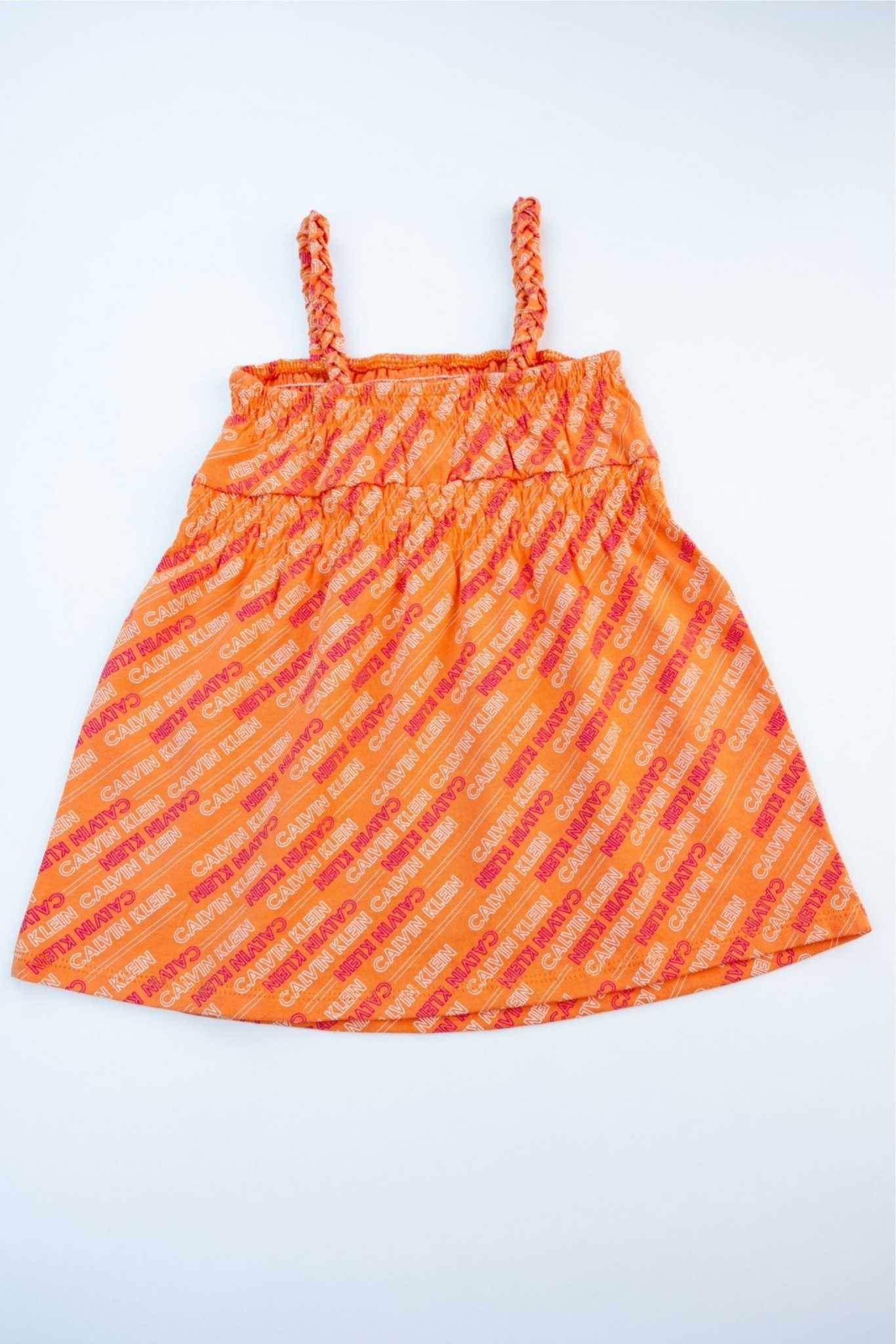 Calvin Klein - Tangerine Smocked Frock - MixMax