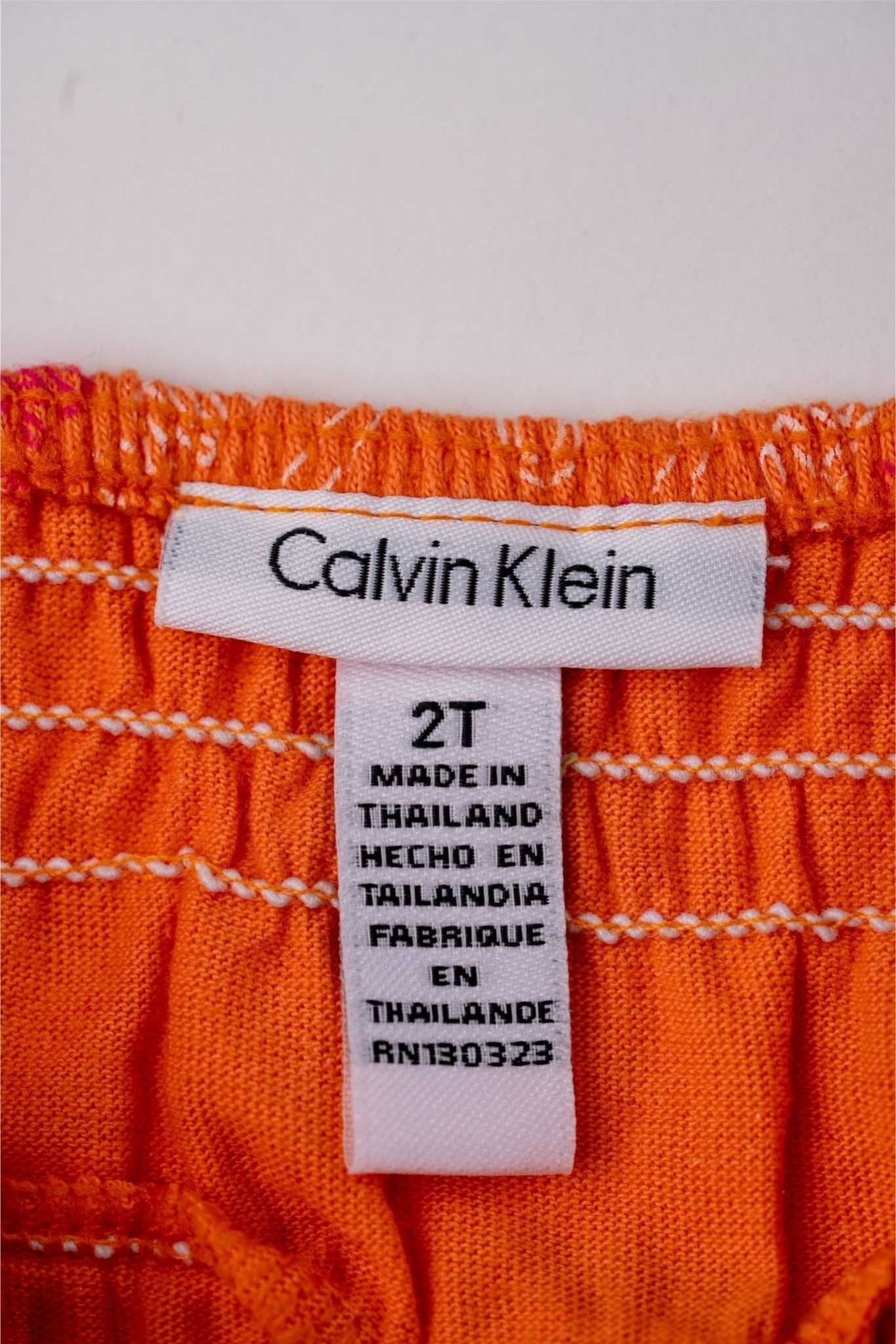 Calvin Klein - Tangerine Smocked Frock - MixMax