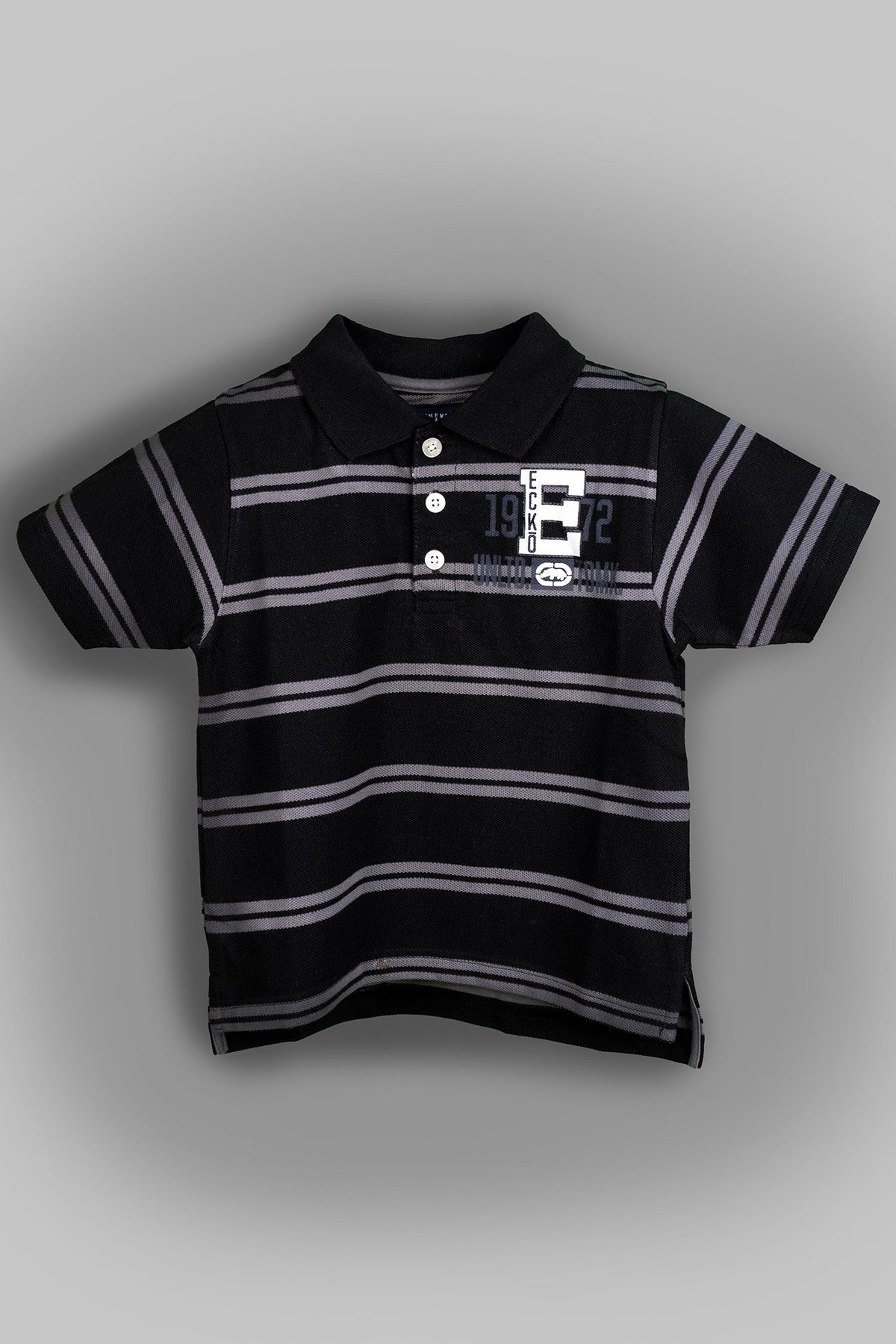 Ecko - Black Polo with Grey Stripes - MixMax