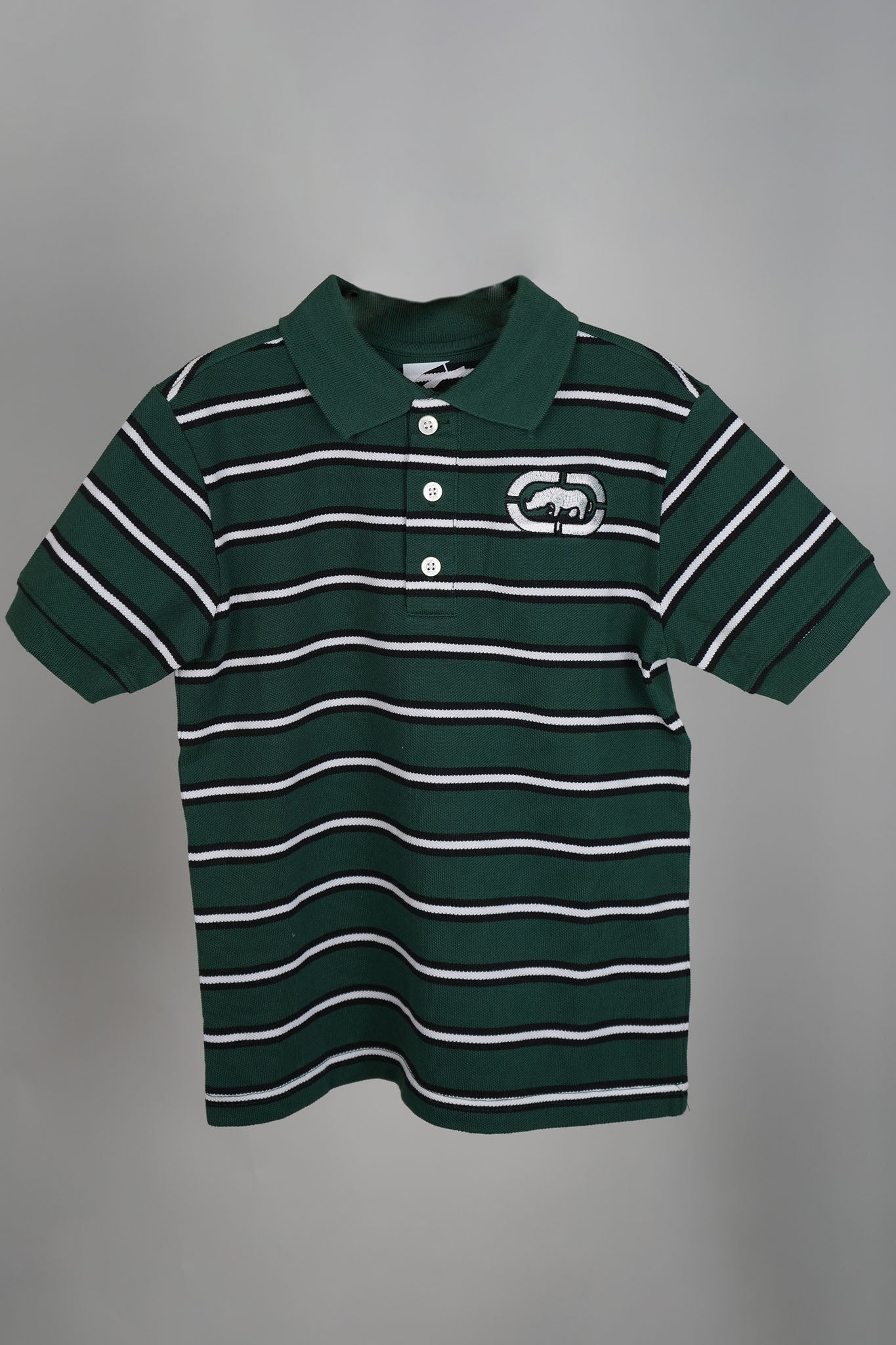 Ecko - Royal Green Striped Polo Shirt - MixMax