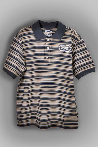 Ecko - Sandy Brown Polo with Grey Collar - MixMax