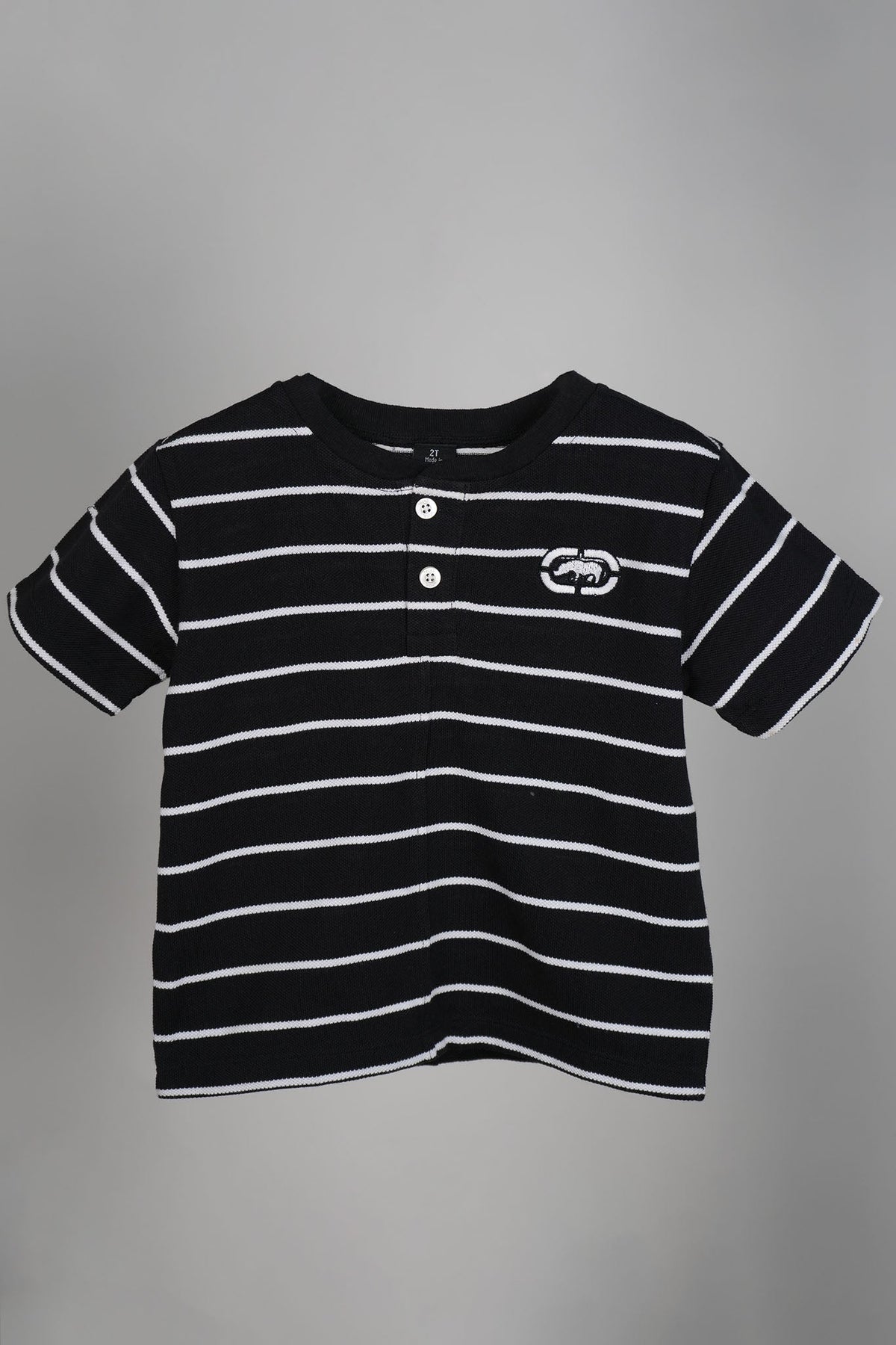 Ecko - Simple Black and White Striped Shirt - MixMax