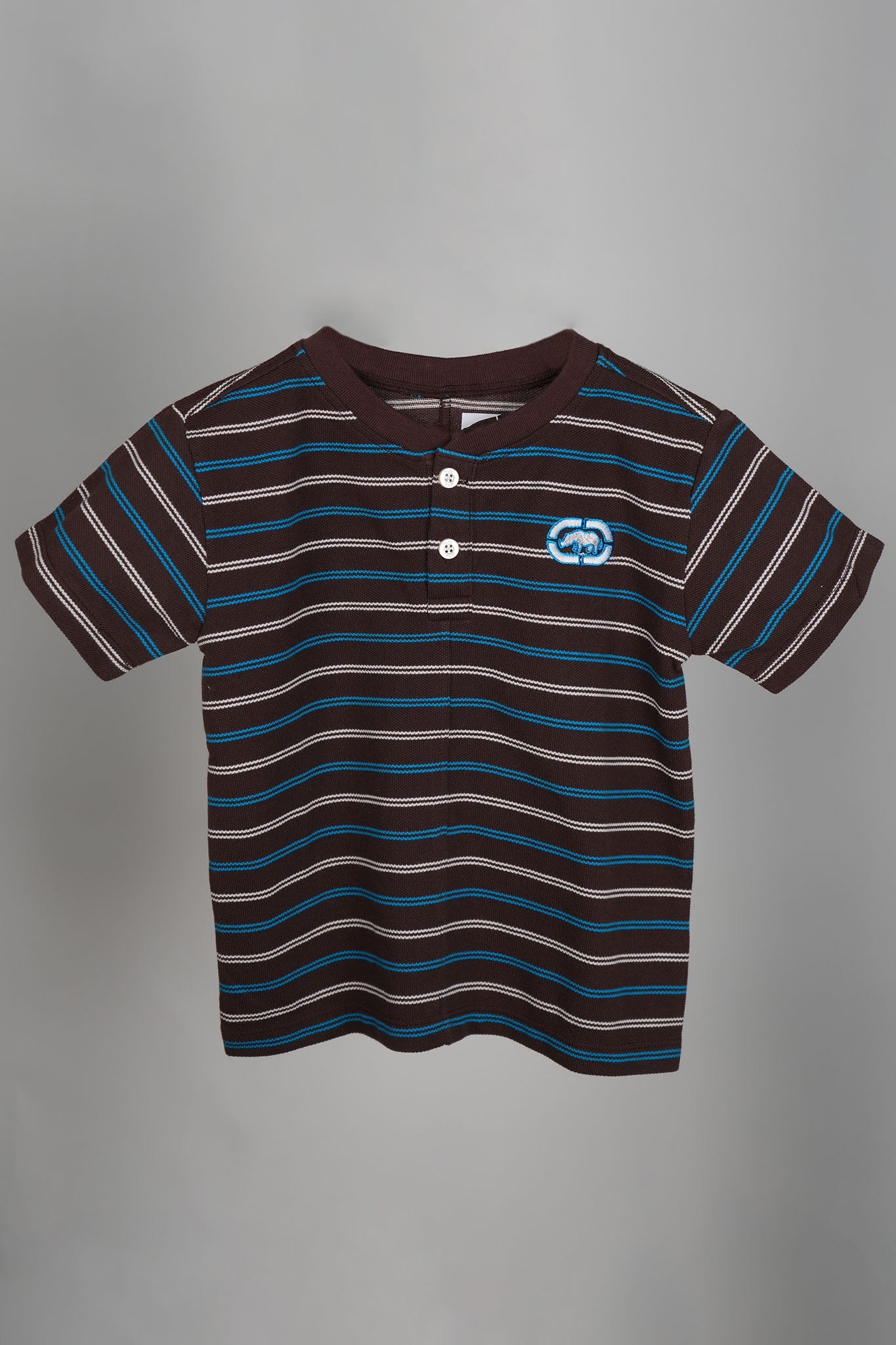 Ecko - Simple Chocolate Brown Striped Shirt - MixMax