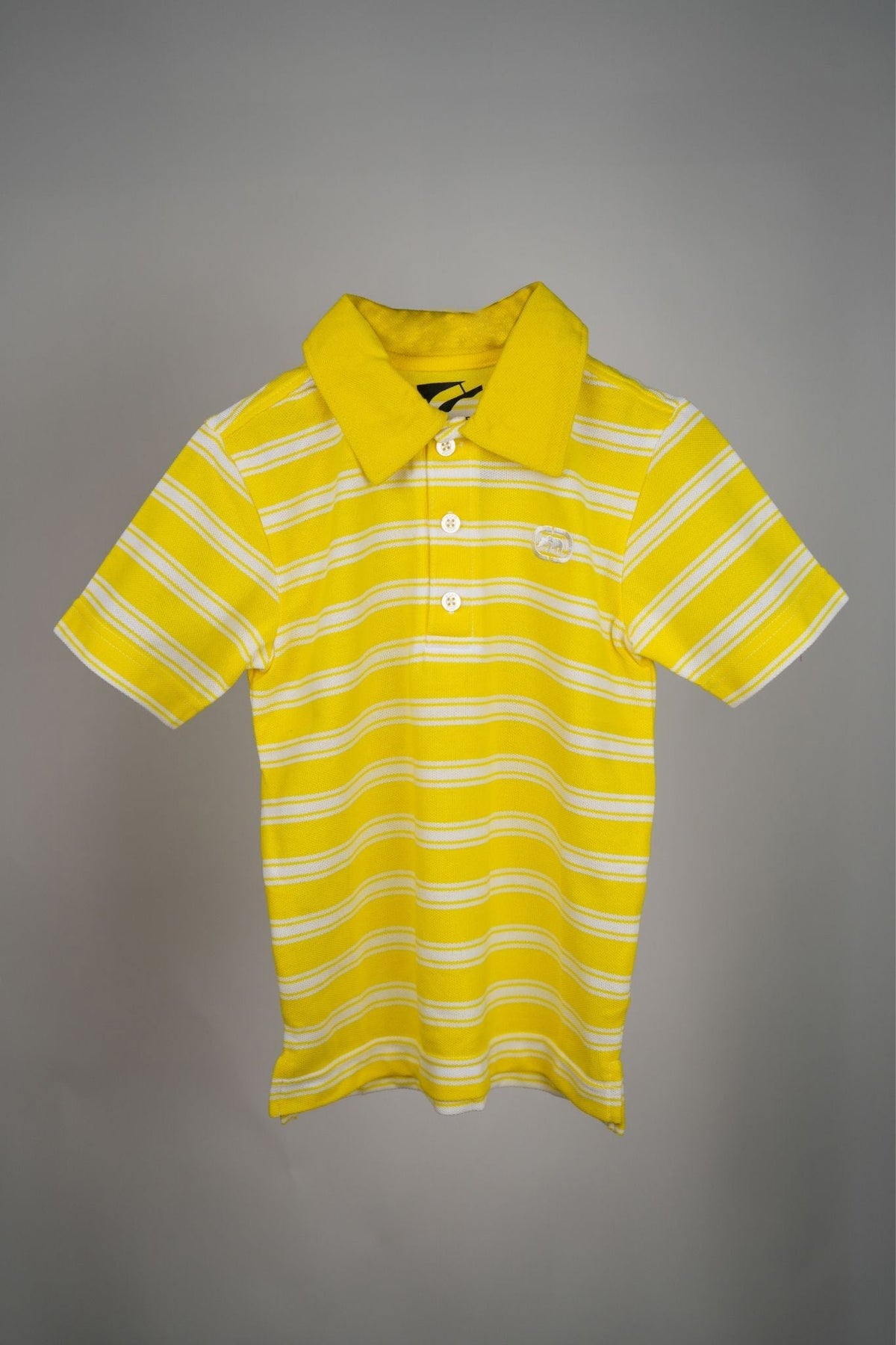 Ecko - Yellow Polo Shirt with White Lines and Yellow Collar - MixMax