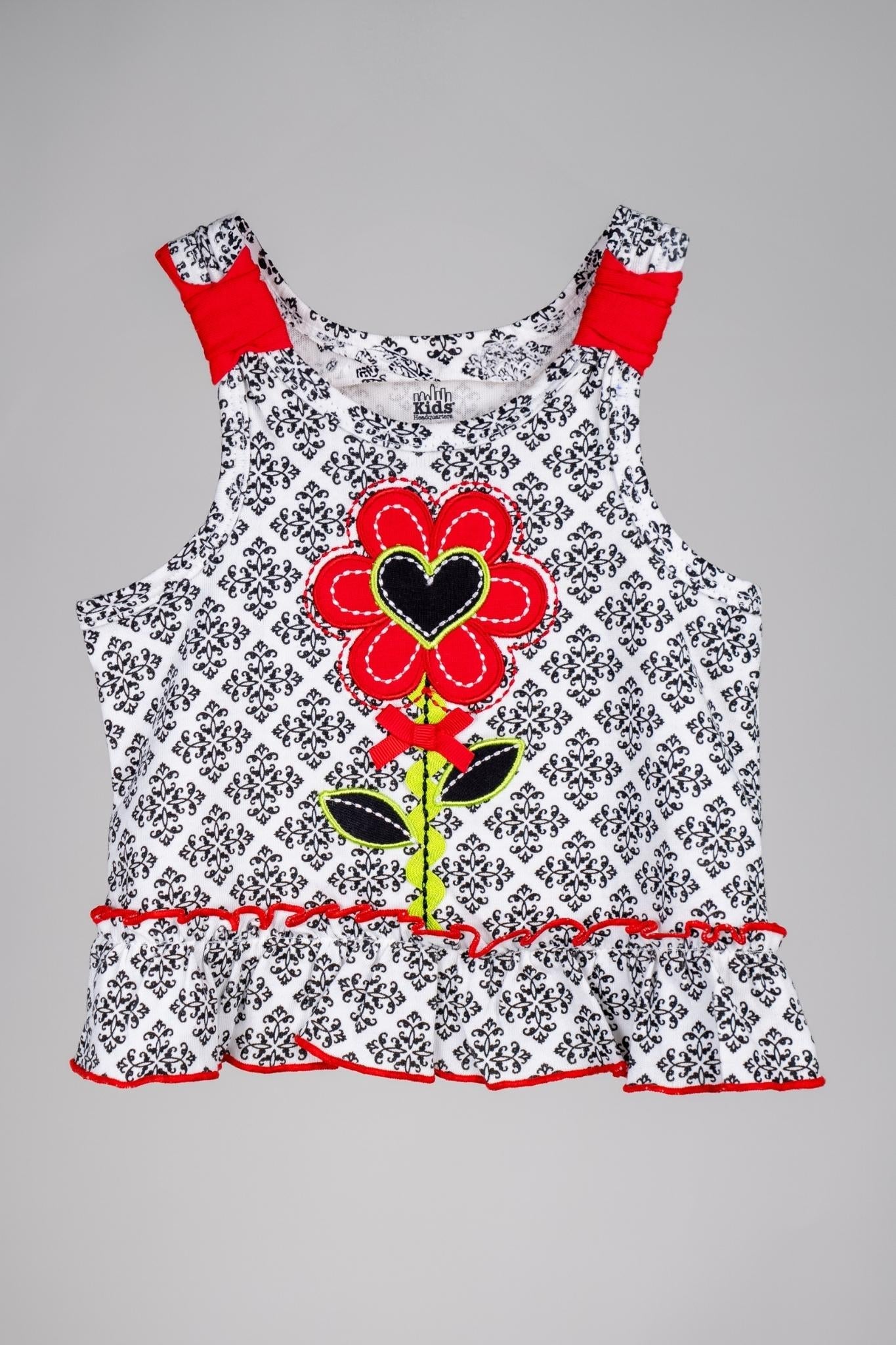 Kids HQ - 3d Embroidered Flower Set - MixMax