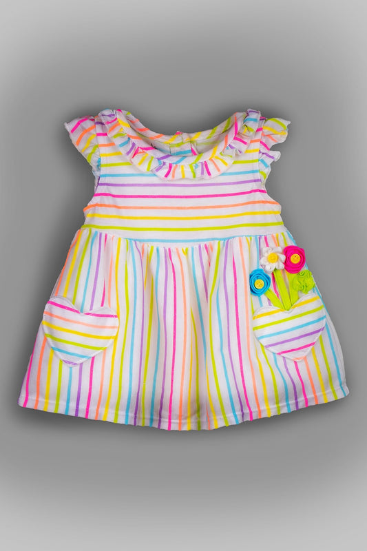 Kids HQ - 3D Floral Frock Set - MixMax