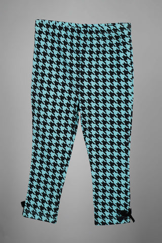 Kids HQ - Blue & Black Texture Leggings - MixMax