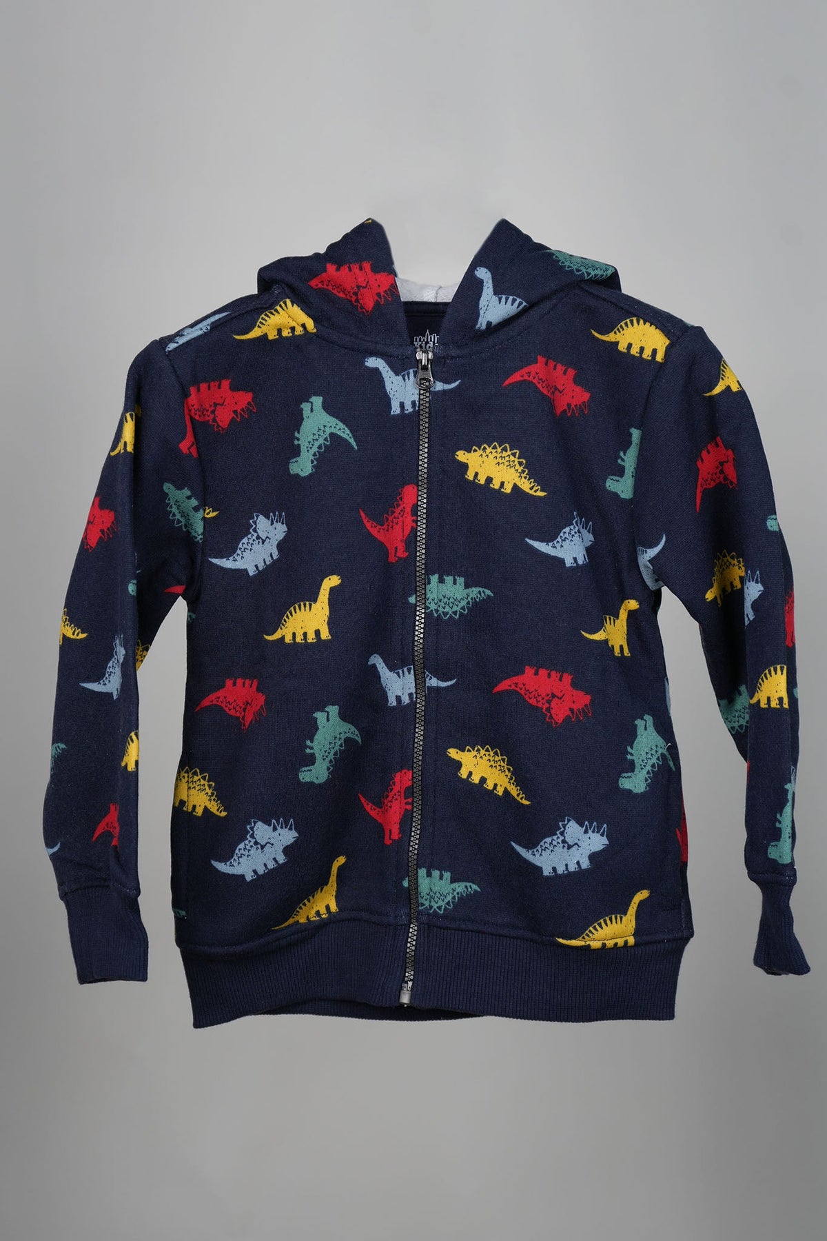 Kids HQ - Blue Dino Hoodie - MixMax