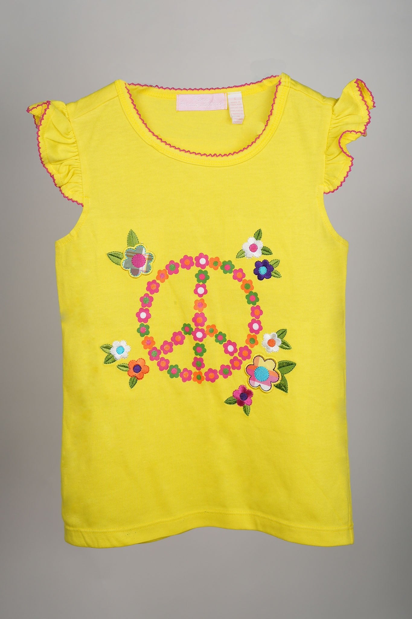 Kids HQ - Floral Embroidered Peace Set - MixMax