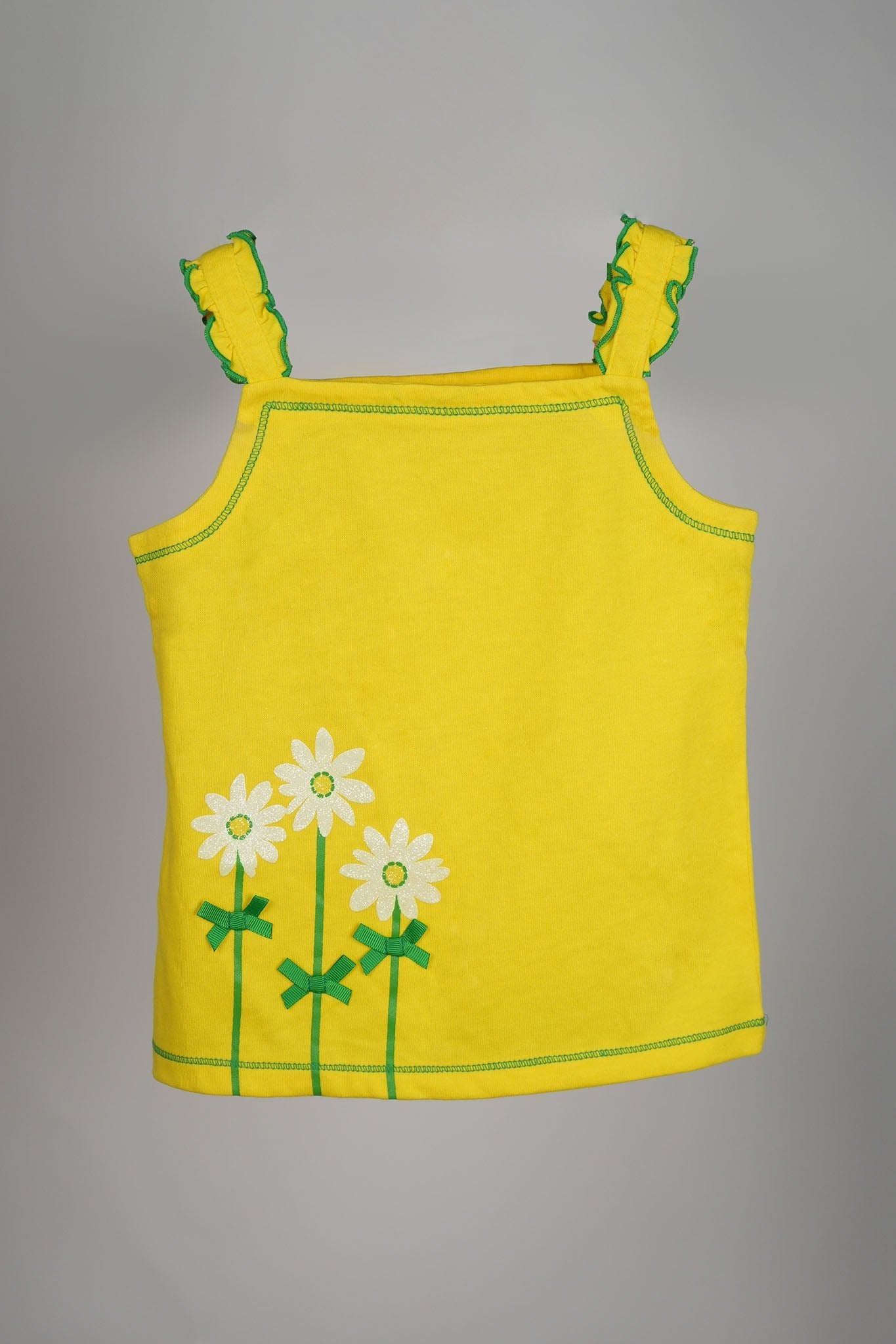 Kids HQ - Floral Tank Top with Checkered Shorts - MixMax