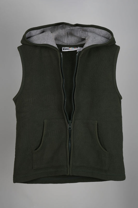 Kids HQ - Green Sleeveless Hoodie - MixMax