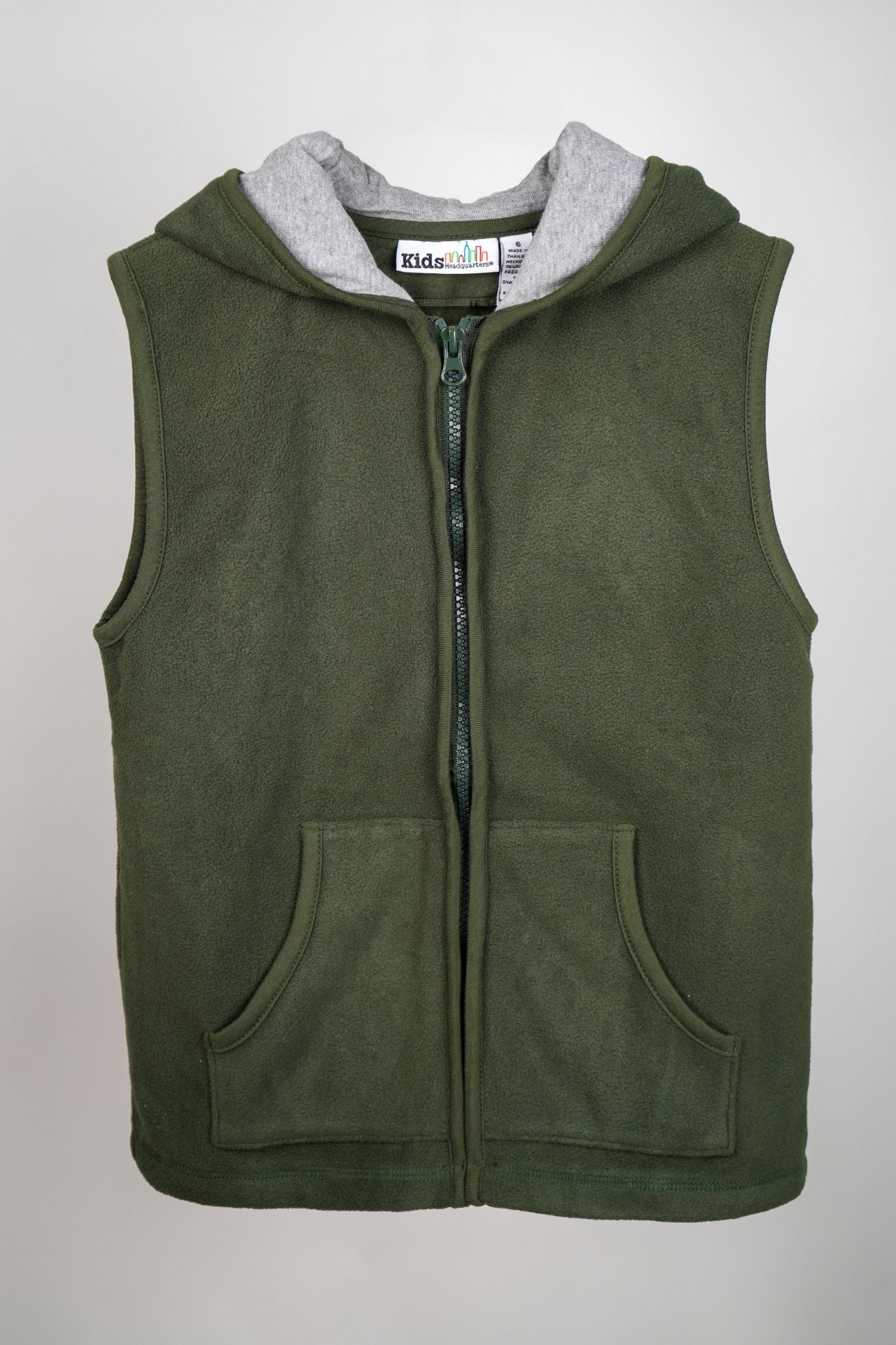 Kids HQ - Green Sleeveless Hoodie Set - MixMax