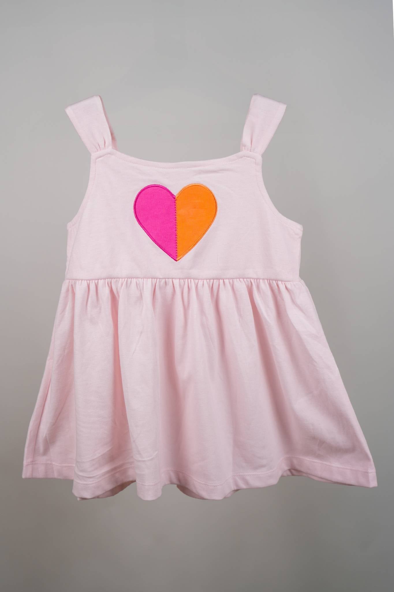 Kids HQ - Heart Pattern Frock Set - MixMax