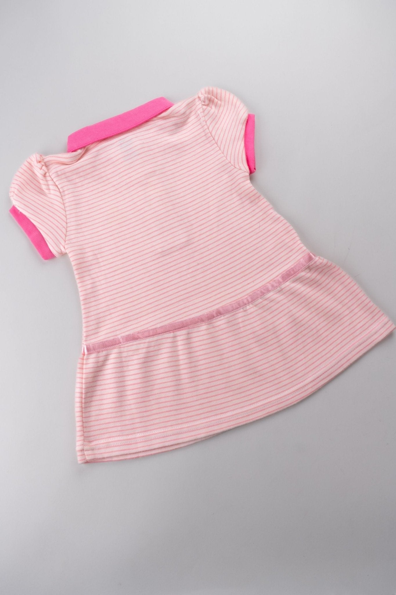 Kids HQ - Pink Collared Bow Dress - MixMax