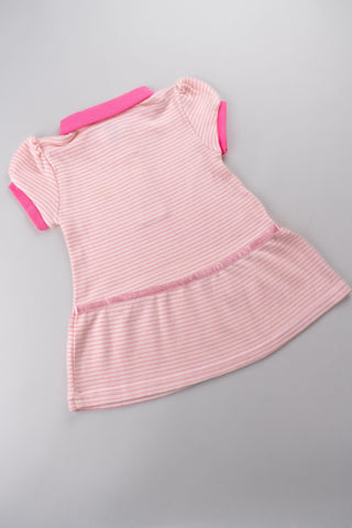 Kids HQ - Pink Collared Bow Dress - MixMax