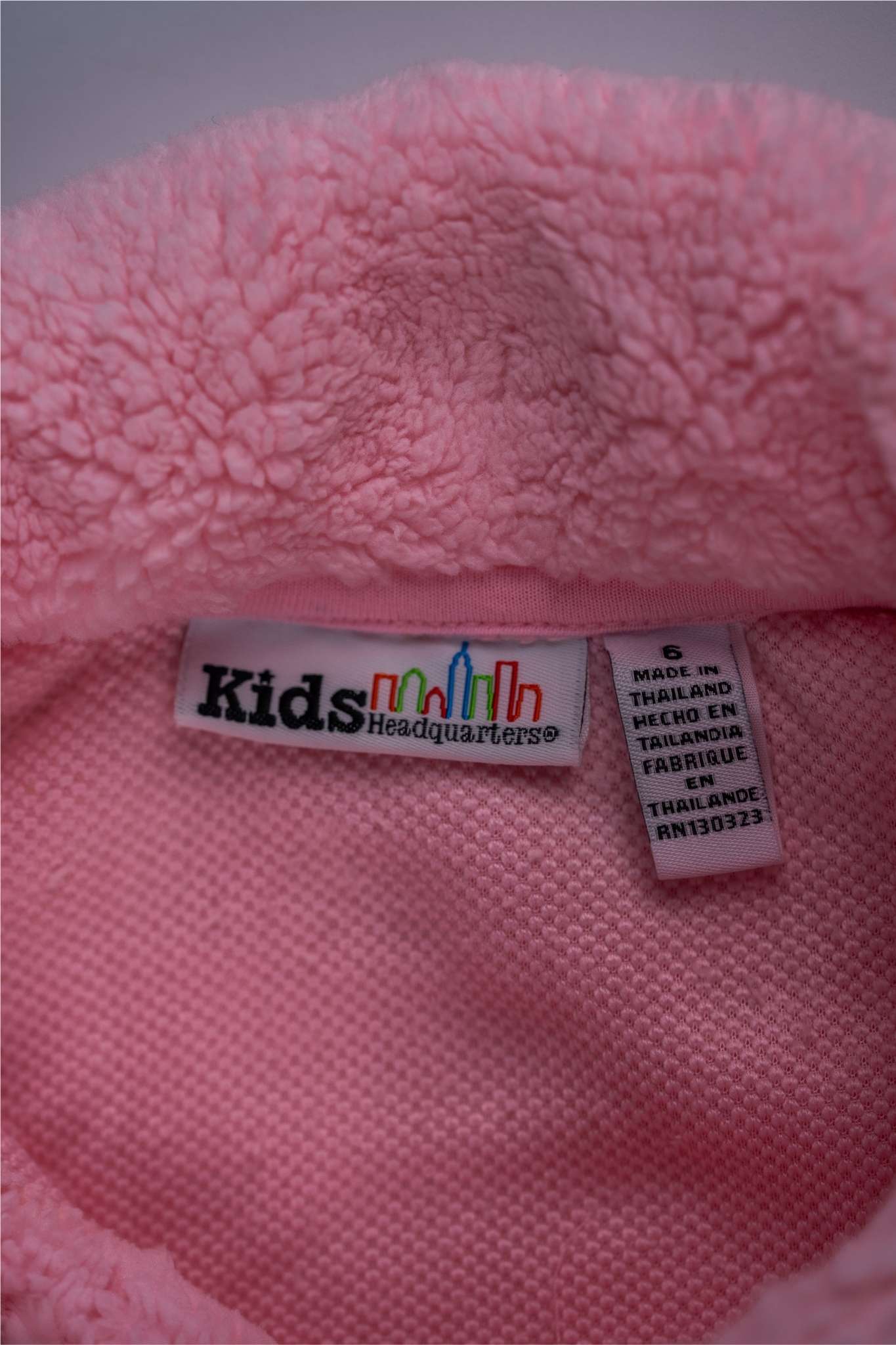 Kids HQ - Pink Furry Coat with Polka Dot Ribbons Set - MixMax