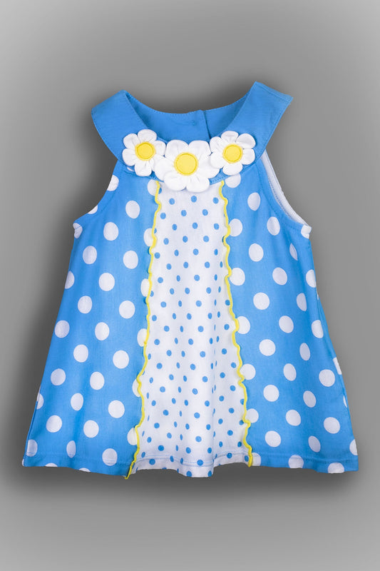 Kids HQ - Polka Dot Floral Frock Set - MixMax