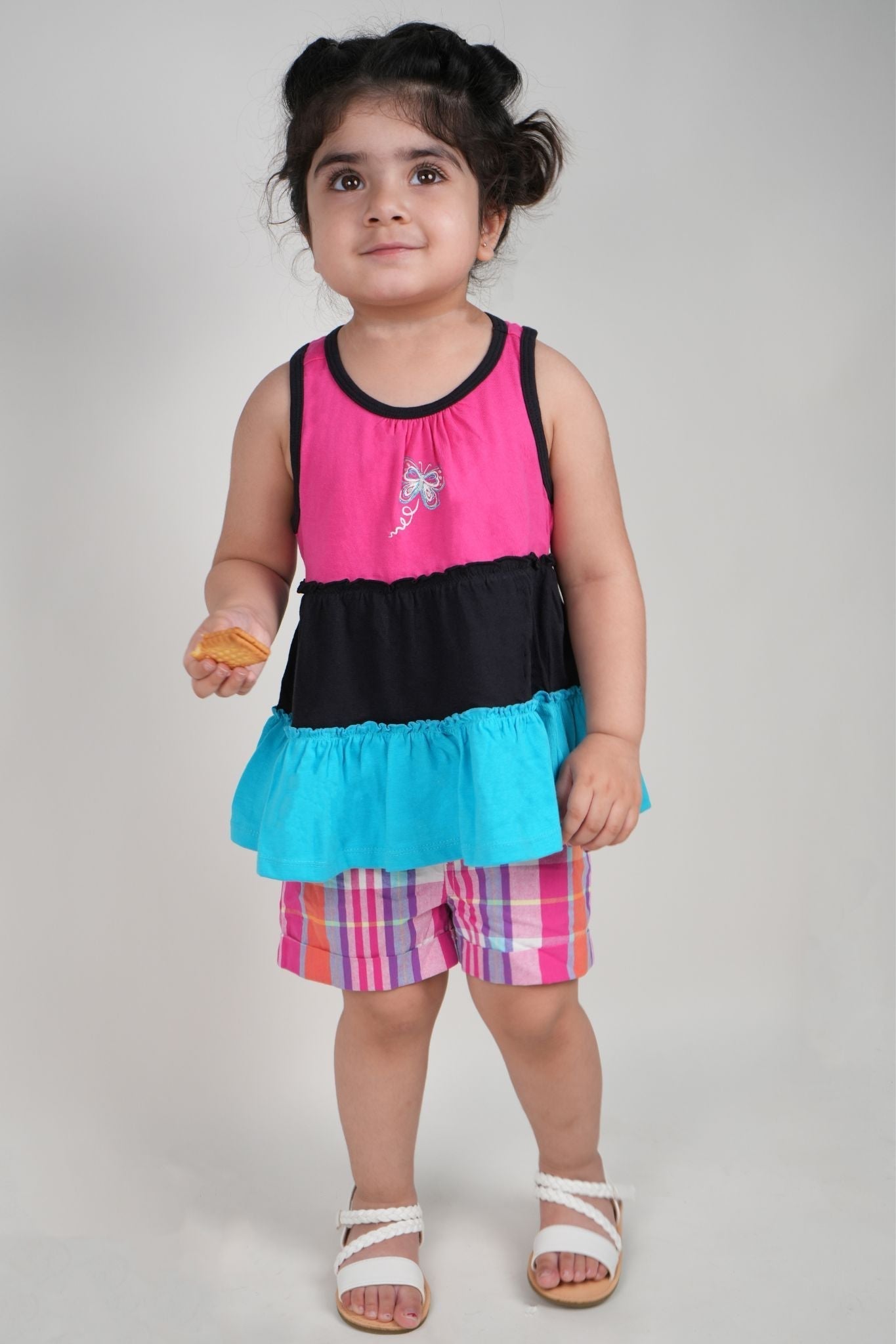 Kids HQ - Rainbow Butterfly Shorts Set - MixMax