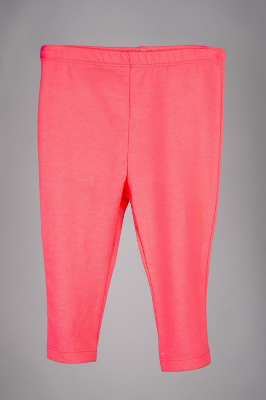 Kids HQ - Simple Salmon Pink Leggings - MixMax