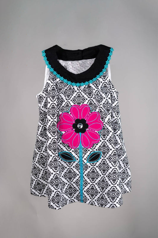 Kids HQ - Sleeveless Floral Frock Set - MixMax