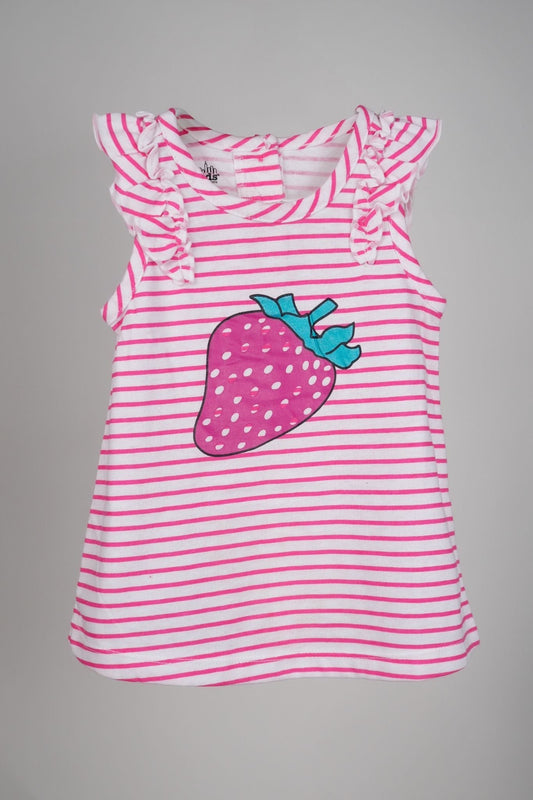 Kids HQ - Strawberry Pattern Tank Set - MixMax