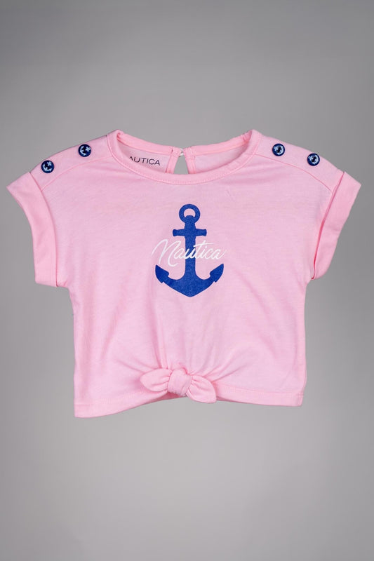 Nautica - Pink Tied Anchor Frock Set - MixMax