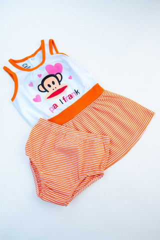 Paul Frank - Love Frank Frock Set (Orange) - MixMax