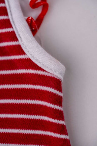 Small Wonders - Red Striped Romper - MixMax