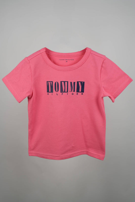 Tommy Hilfiger - Salmon Pink T-Shirt and Shorts Set - MixMax