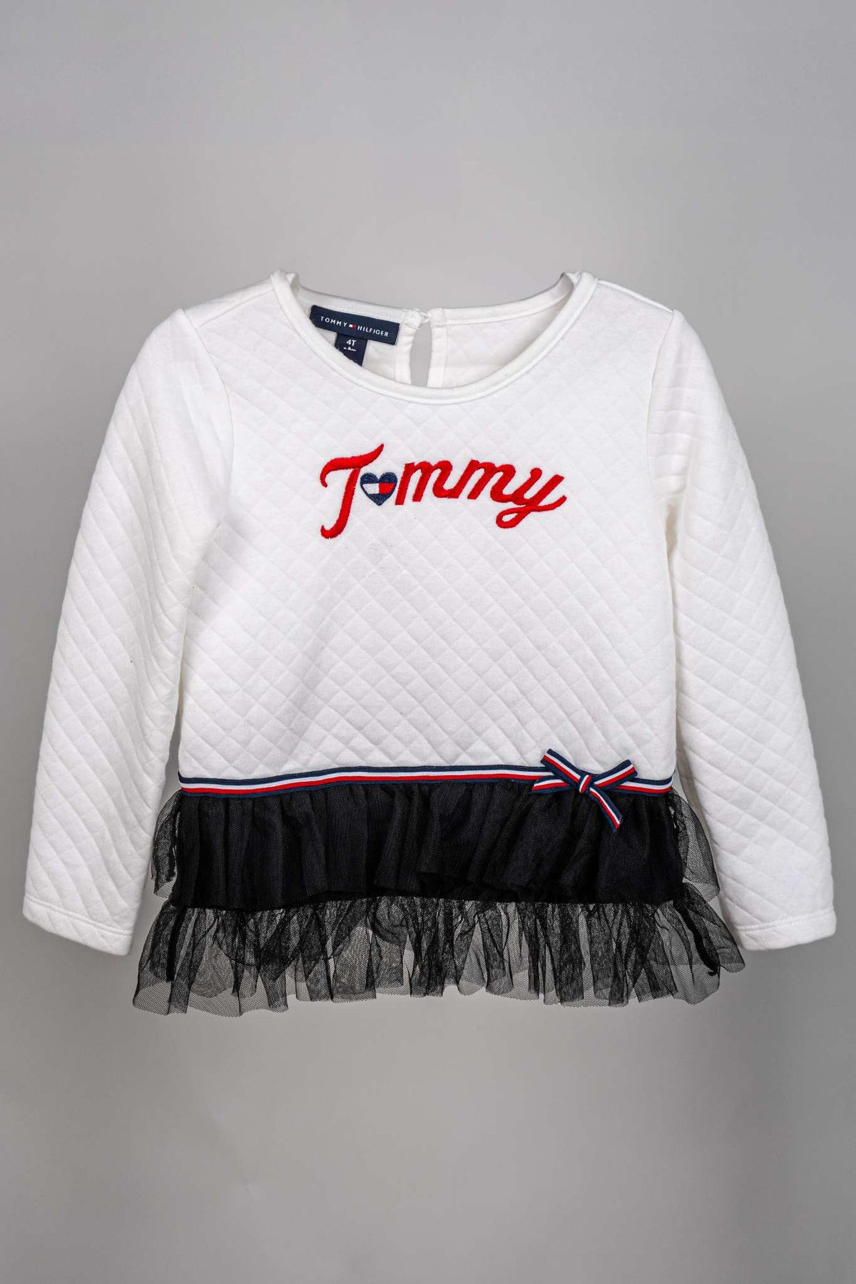 Tommy Hilfiger - White and Black Netted Frock Set - MixMax