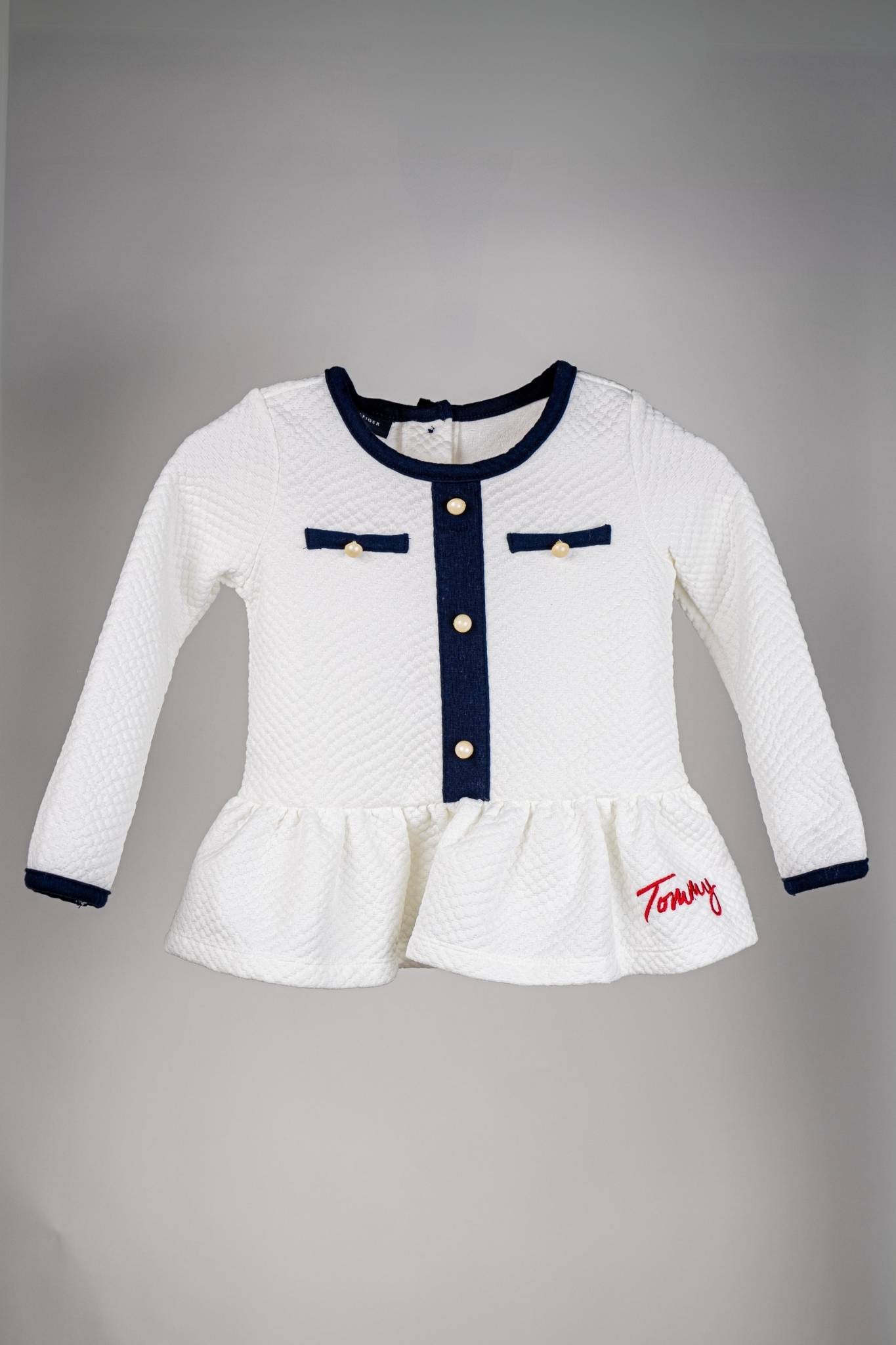 Tommy Hilfiger - White Fluffy Frock Set - MixMax