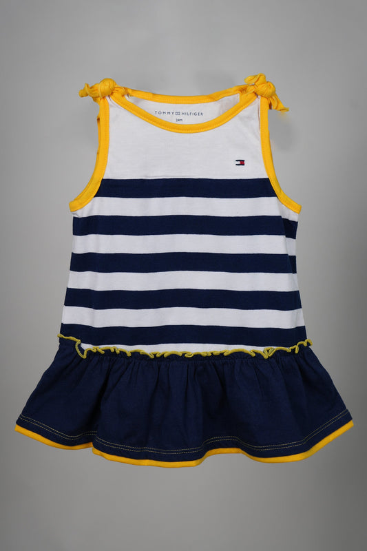 Tommy Hilfiger - Yellow Knotted Frock Set - MixMax