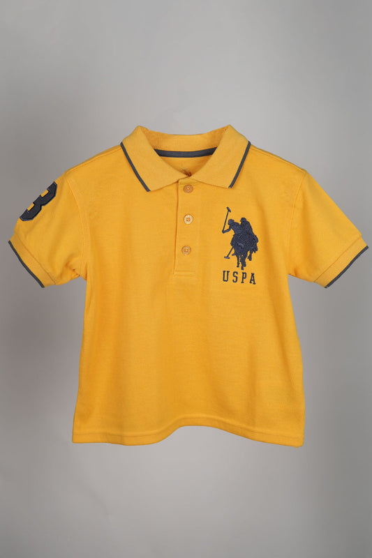 USPA - Mustard Yellow Polo Shirt - MixMax